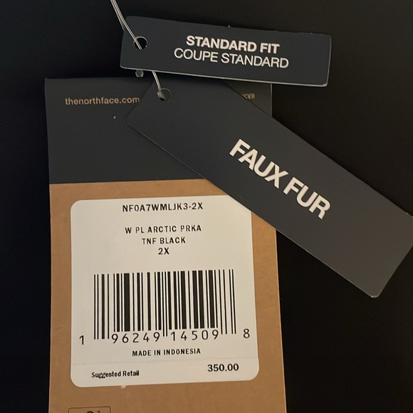 NEW* North Face Arctic Parka - Black 2x - Picture 4 of 5